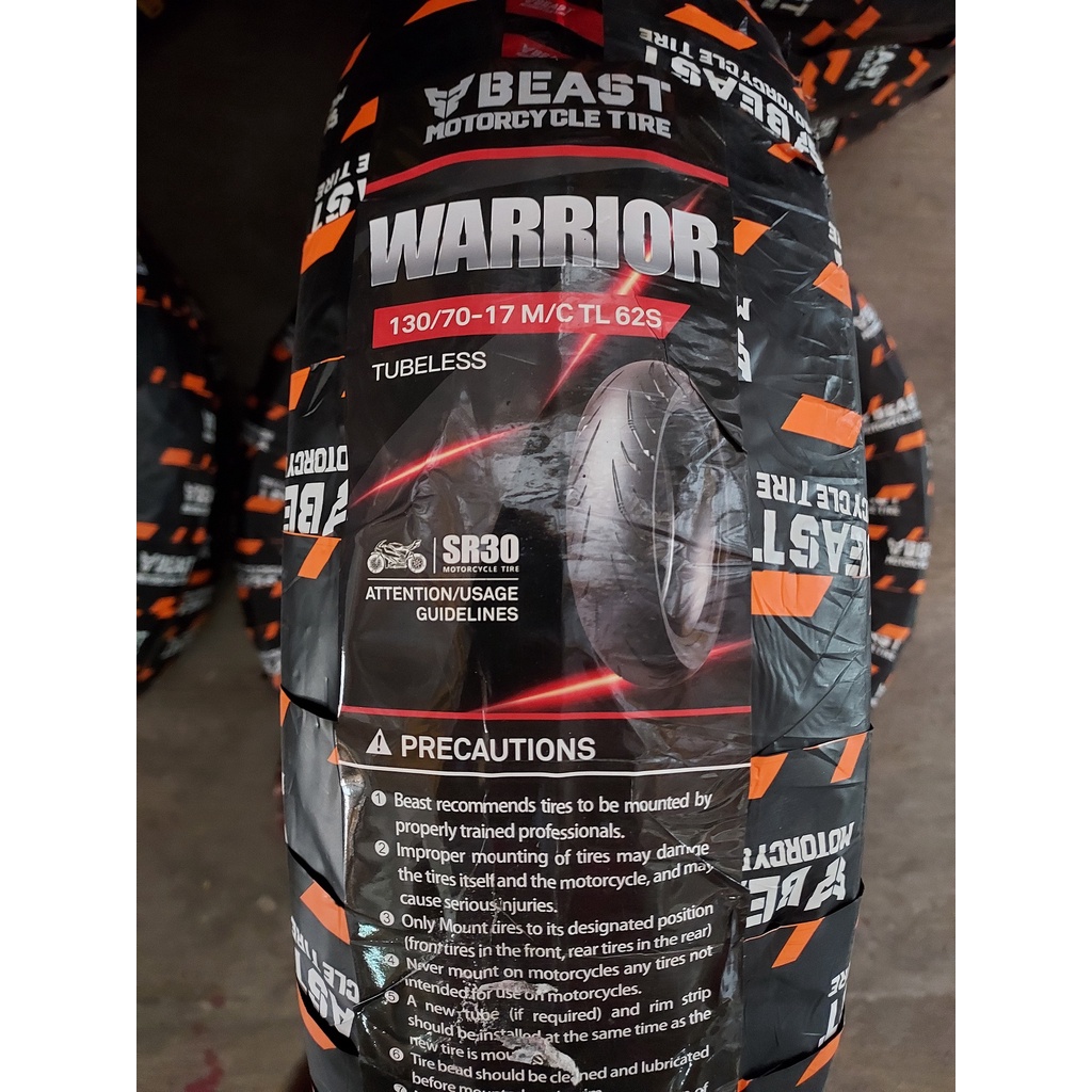 Beast Tire Tubeless Warrior Sr Free Tire Sealant Pito For Every