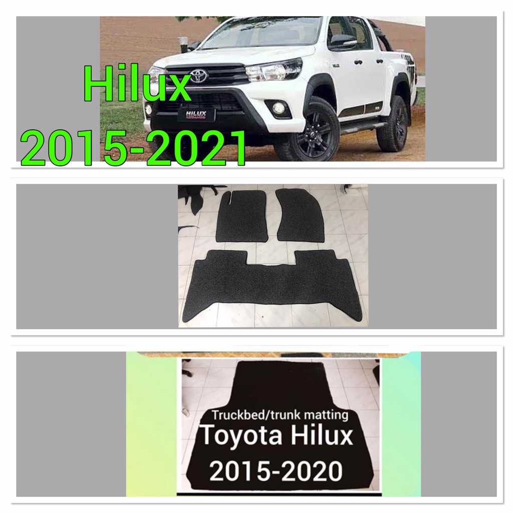 Toyota Hilux Nomad Rubber Car Mat With Piping St Nd Rows