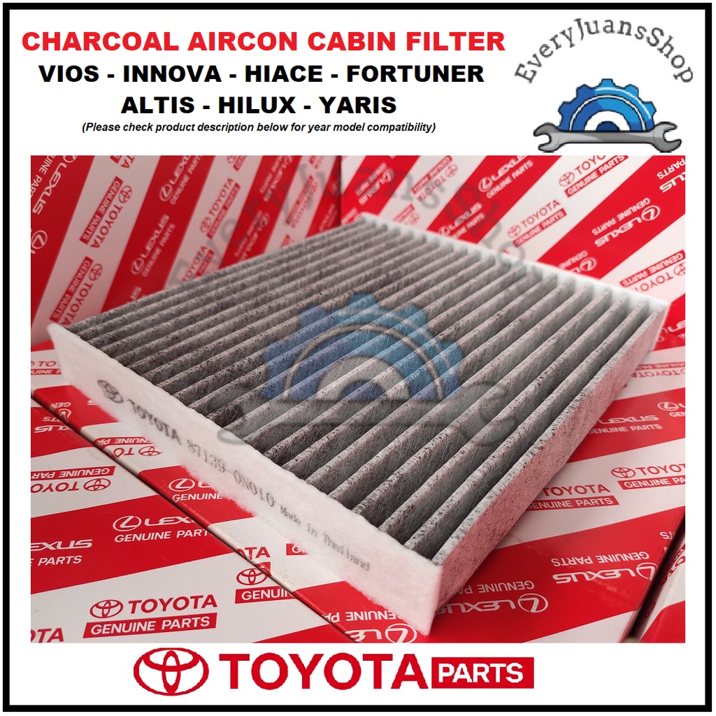 Toyota Aircon Cabin Filter Vios Innova Fortuner Hiace Altis Yaris Hilux