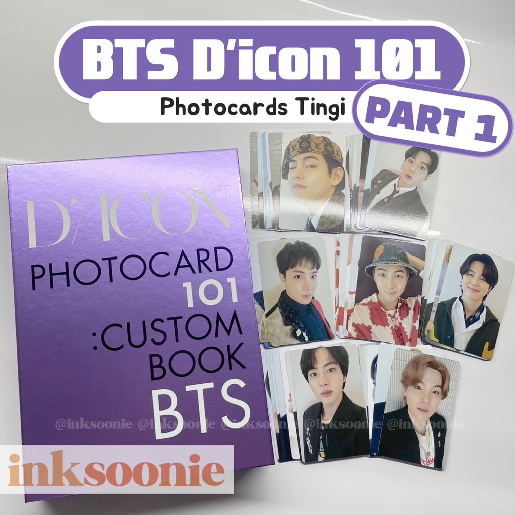 Onhand Tingi Bts Dicon Photocard Official Pc Part Jungkook V