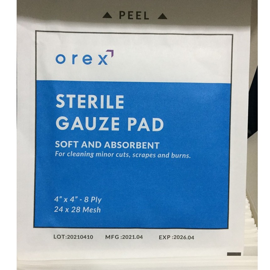 Quality Sterile Orex Gauze Pad X Ply Minimum Order Of Pieces