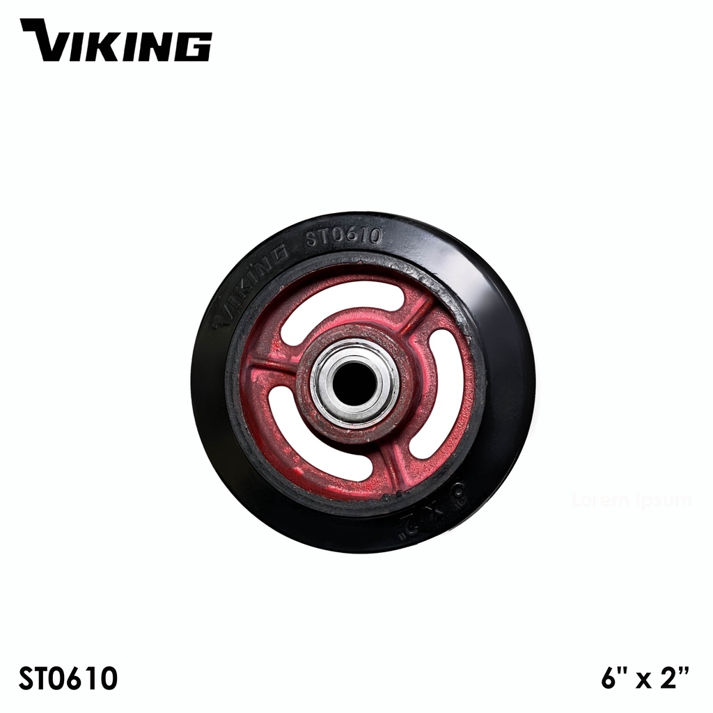 Viking Solid Rubber Wheel For Handtruck Pushcart Kartilya