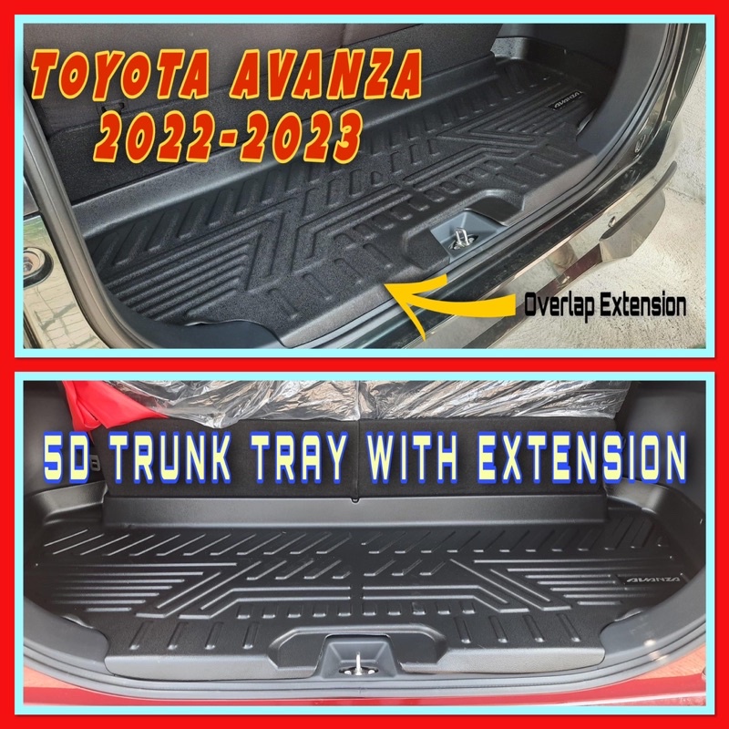 Toyota Avanza D Trunk Tray With Extension Shopee Philippines