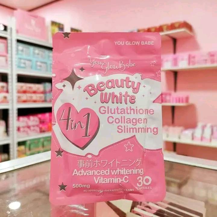 Authentic YOU GLOW BABE COLLAGEN GLUTATHIONE BEAUTY WHITE Shopee