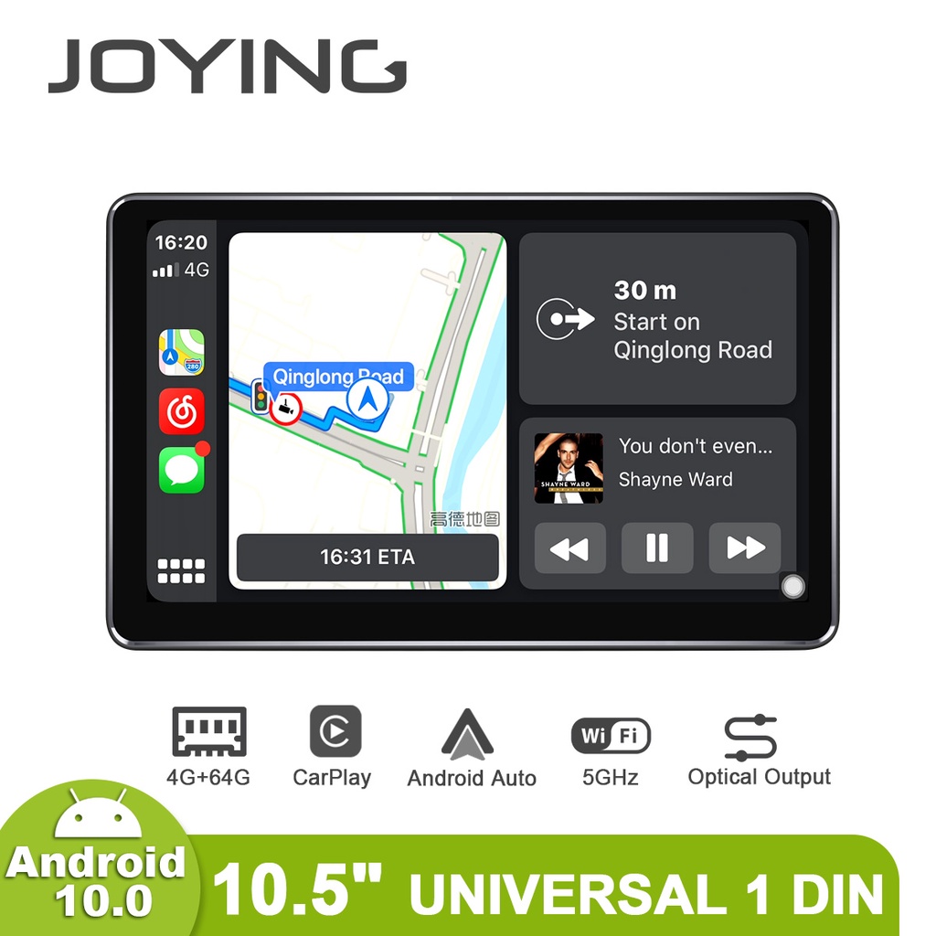 10 5 Inch Car Radio Android 10 6GB 128GB Universal Autoradio Wireless