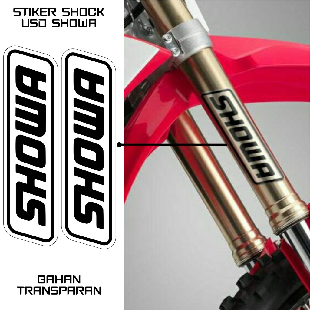 Transparent Pair Of SHOWA SHOCK Stickers Shopee Philippines