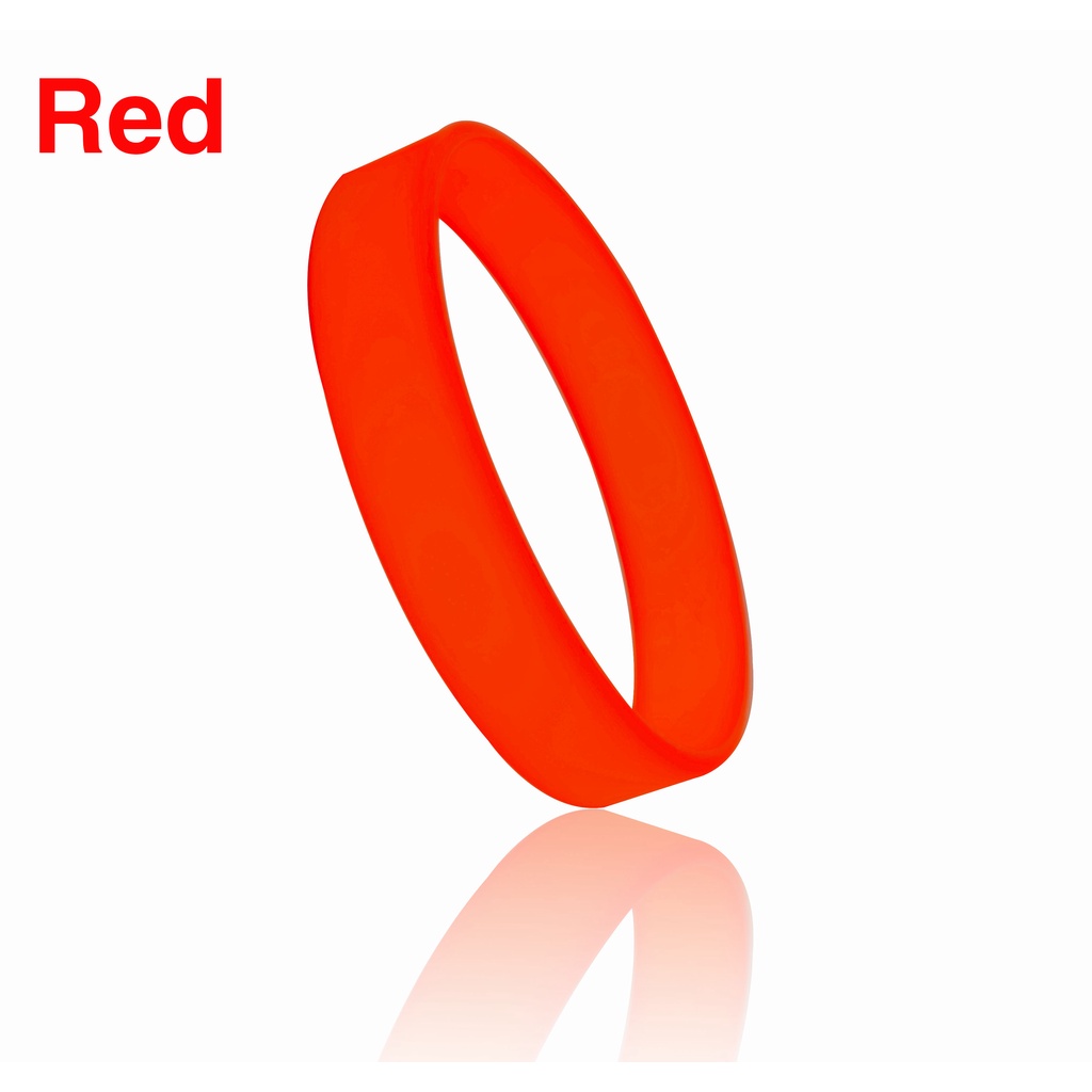 Ecgift Sw Blank Silicone Wristbands Solid Color Bracelets Stretch