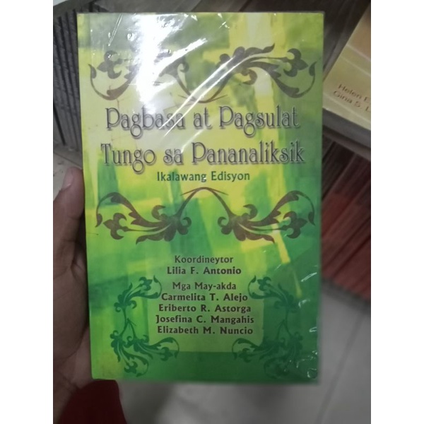 Pagbasa At Pagsulat Tungo Sa Pananaliksik By Antonio Shopee Philippines