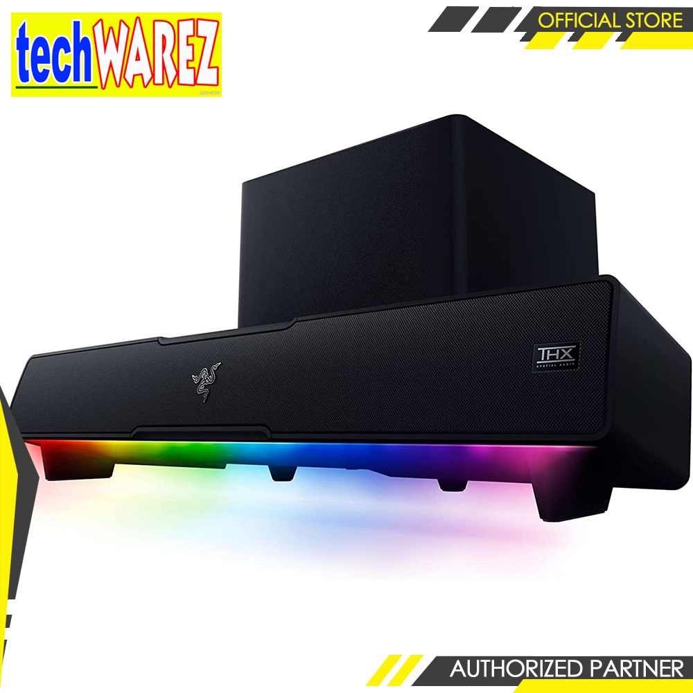 Razer Leviathan V2 Pc Gaming Soundbar With Subwoofer Shopee Philippines