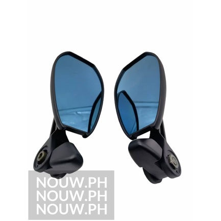 Mhr Side Mirror Adjustable Blue Lens Shopee Philippines