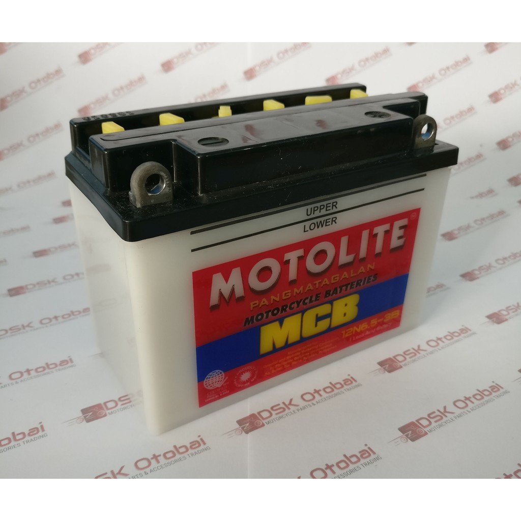 Motolite Battery 12N6 5 Motorcycle Battery 12N6 5 3B Note Battery