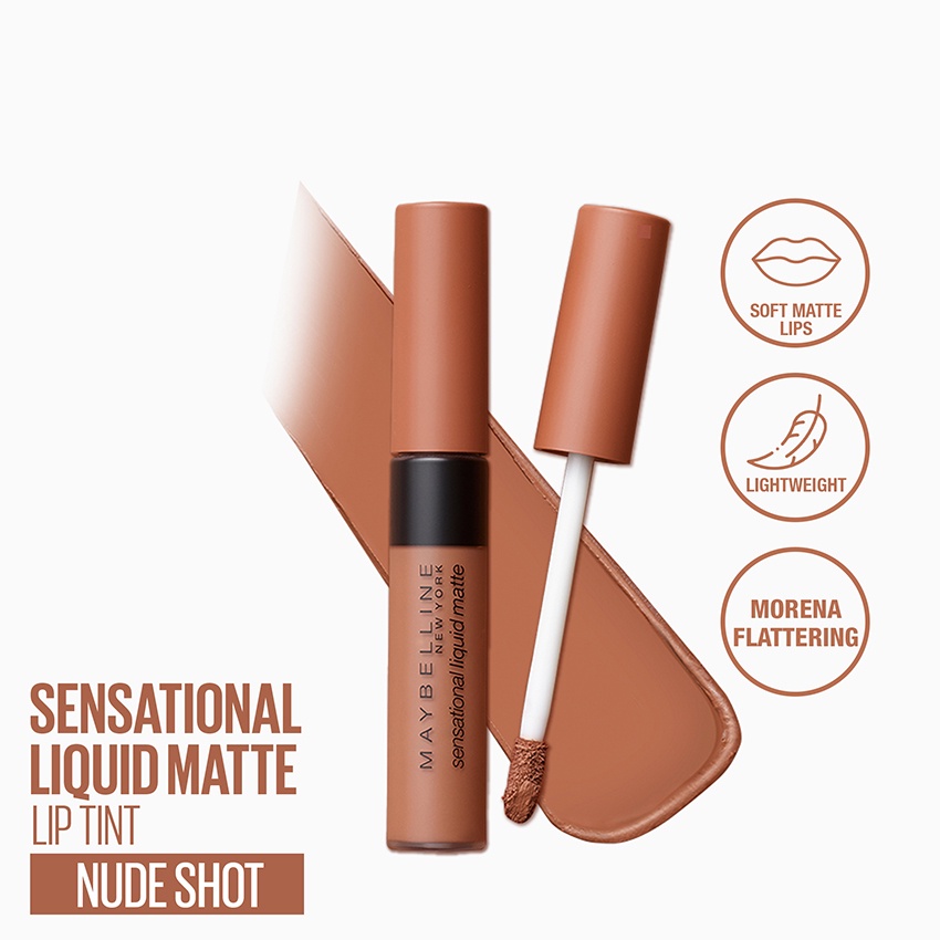 MAYBELLINE NEW YORK Original Sensational Liquid Matte Lip Tint Nude