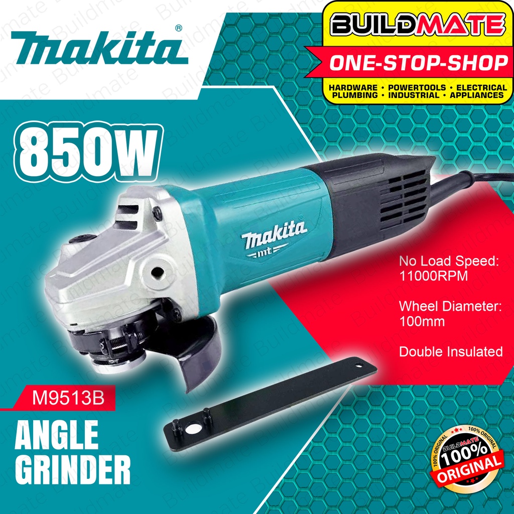 BUILDMATE Makita Original Angle Grinder 850W 4 Inch Electric Grinder