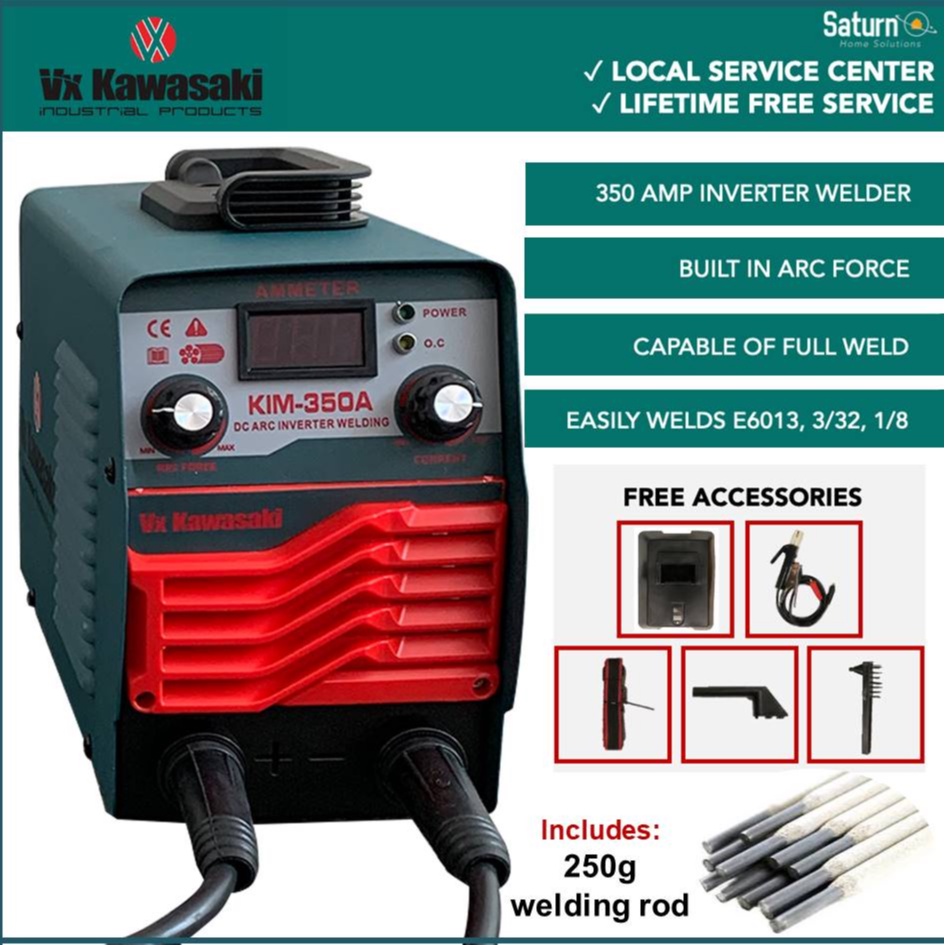 VX KAWASAKI Inverter Portable Welding Machine KIM350 ARC FORCE 350