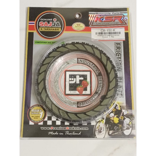 Clutch Lining RS 150 Supra GTR CB 150 R CBR 150 R V3 Sajja