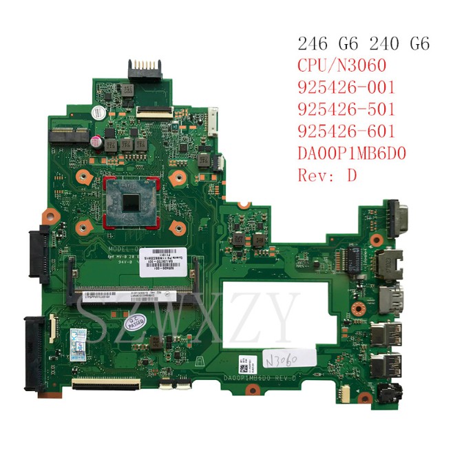 925425 601 N3060 For HP 14 BS Laptop Motherboard NOTEBOOK PC Mainboard