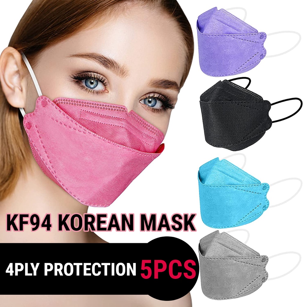 Pcs Kf Mask Layer Non Woven Protective Filter D Korean Mask Kf