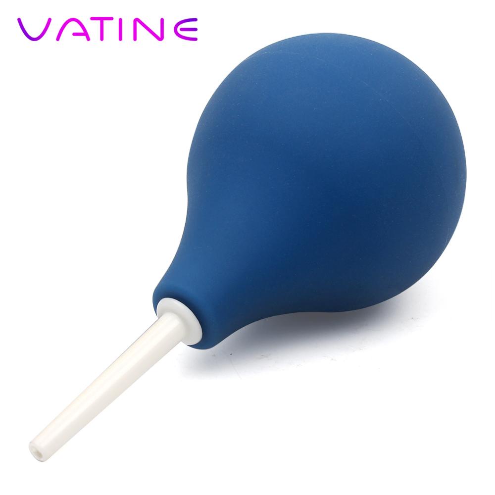 1Lu0 BDSM Colon Irrigation Pussy Cleaning Device Sex Toys Gay Anal