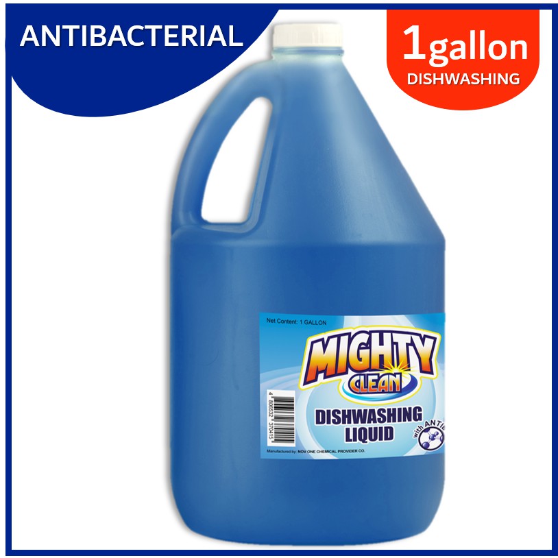 Mighty Clean Dishwashing Liquid Blue Antibacterial DWL Blue 1