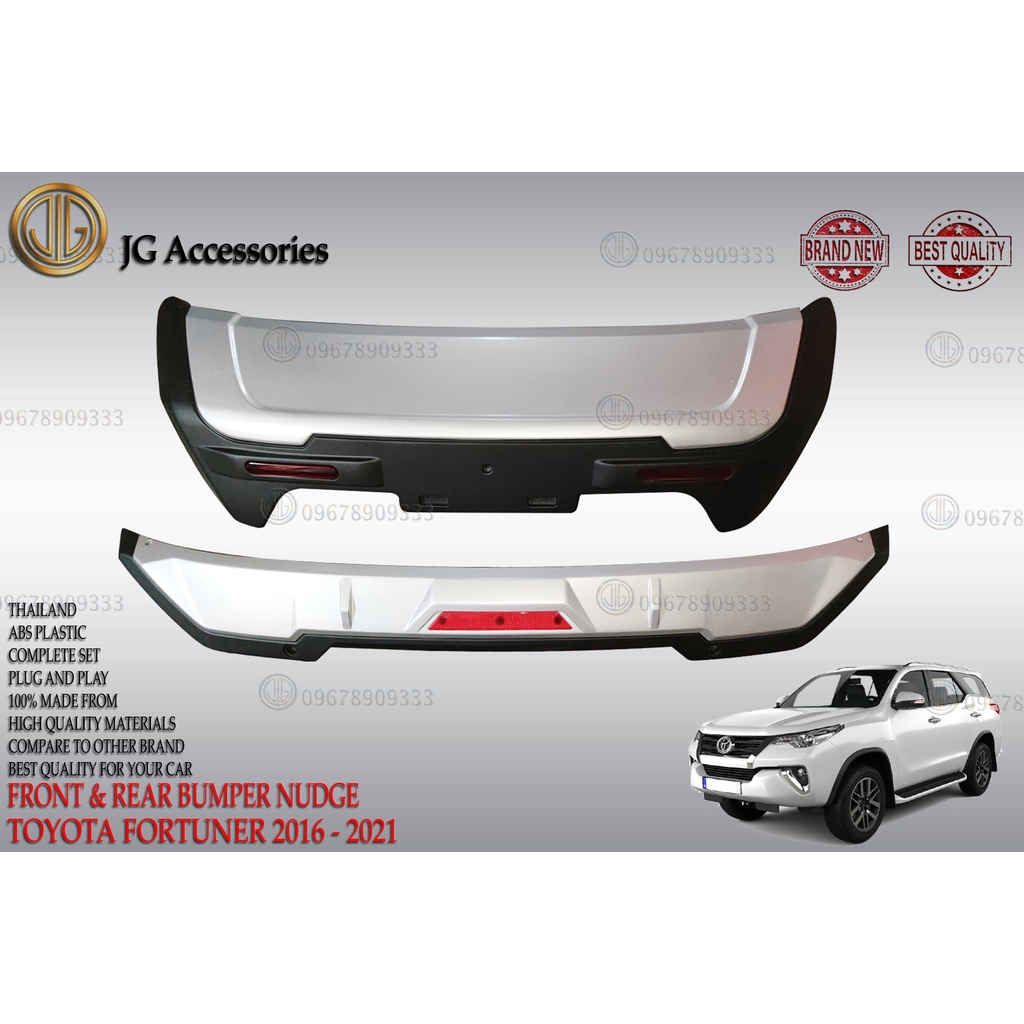 Toyota Fortuner Trd Front And Rear Bumper Guard Front