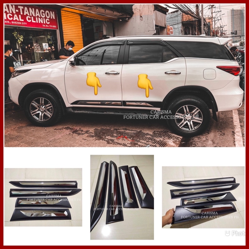 Toyota Fortuner Side Body Moulding Fortuner Accessories