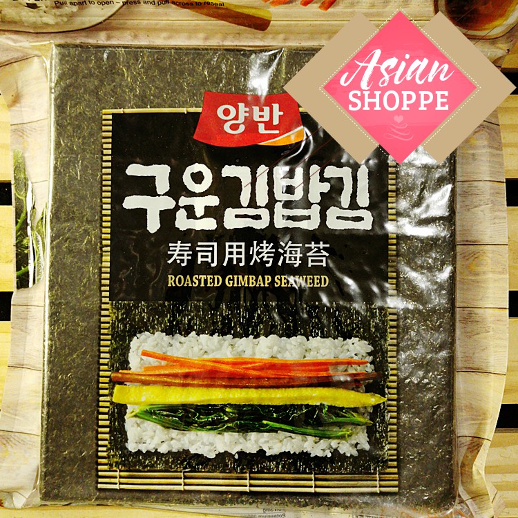 Korean Roasted Nori Seaweed Wrapper For Gimbap Kimbap And Sushi