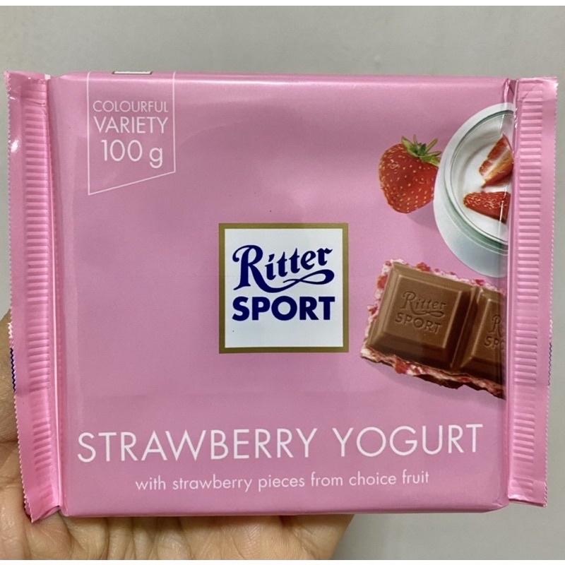 Ritter Sport Strawberry 100g Shopee Philippines