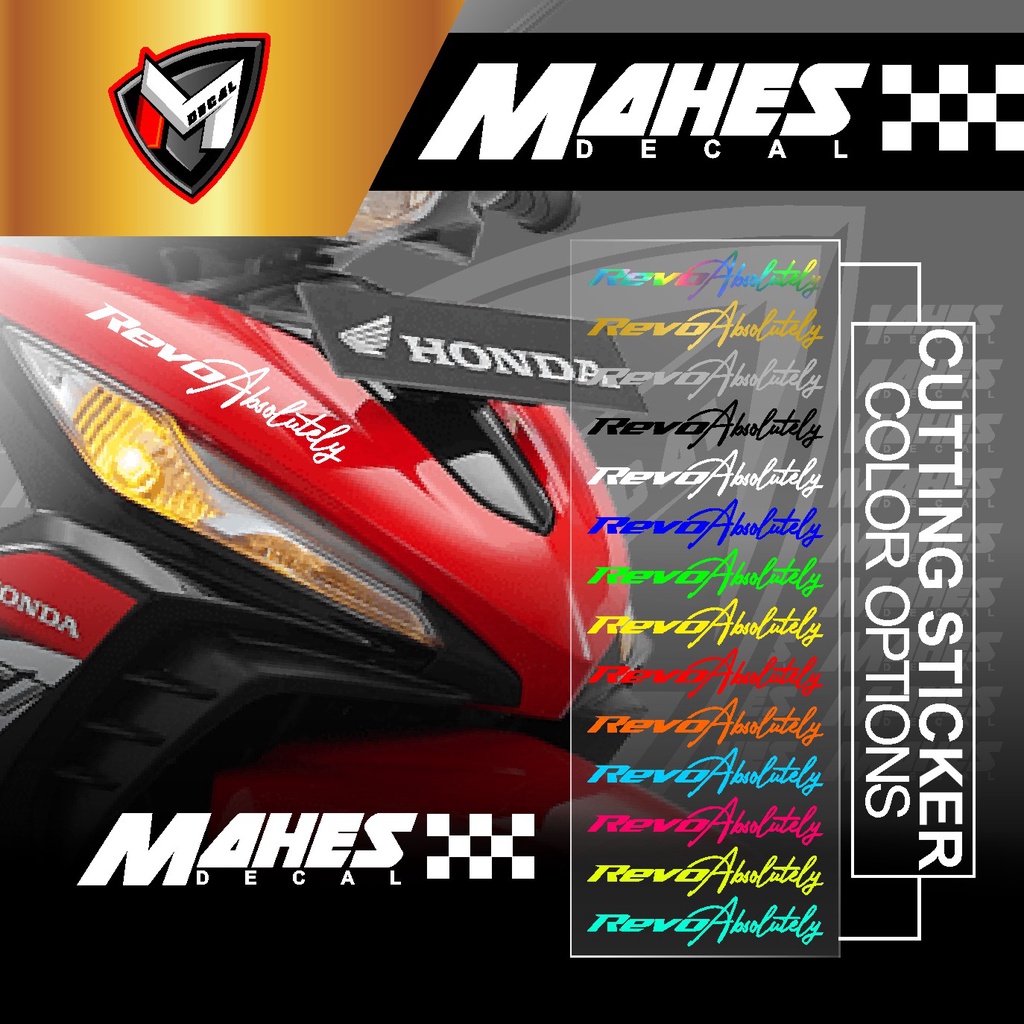 Mahes Decal Cutting Sticker Revo Accessories Sticker Trim Variations