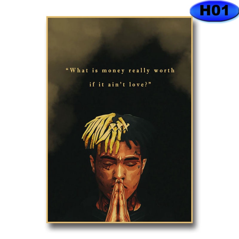 Xxxtentacion Posters And Prints Wall Art Picture Rapper Star Retro