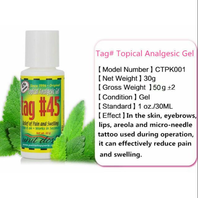 Tag Anesthetic Liquid Gel Ml Shopee Philippines