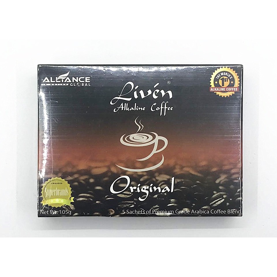 Alliance Liven Alkaline Coffee Original Grams Sachets Shopee