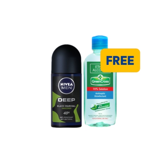 Nivea Men Deodorant Deep Amazonia Anti Perspirant Roll On Ml Green