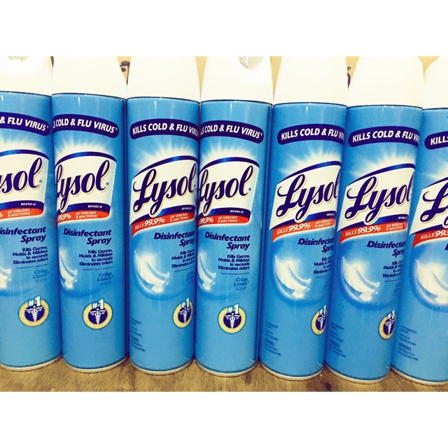 Lysol Disinfectant Spray Crisp Linen Scent 510g Shopee Philippines