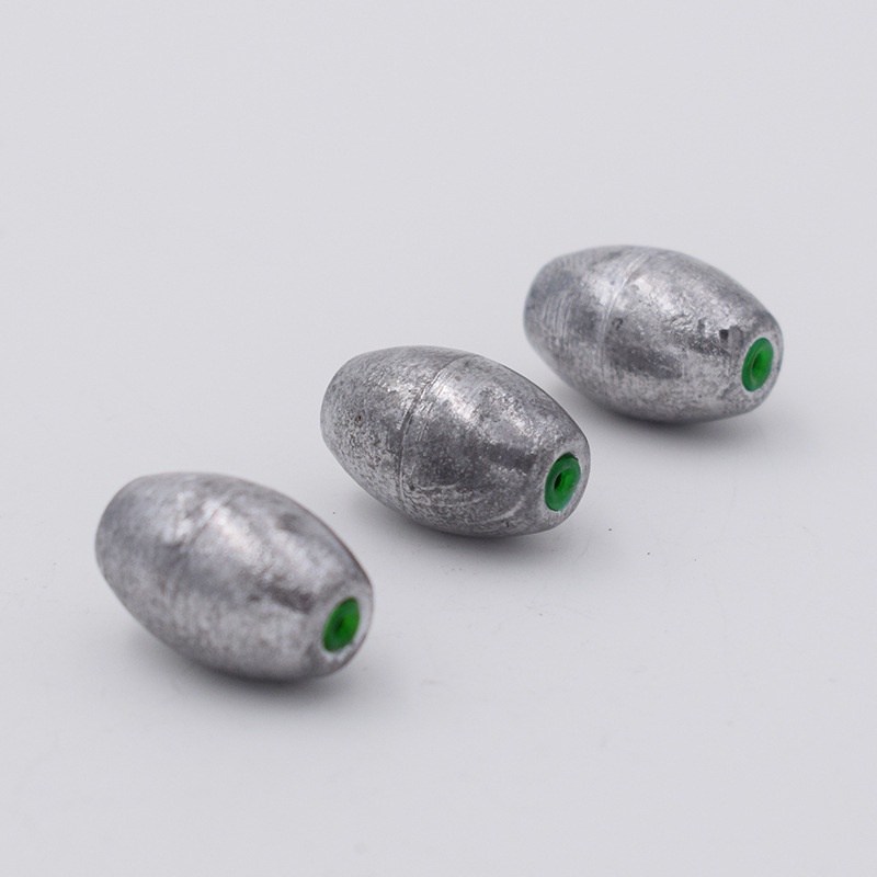 40g 50g 60g 70g 80g 100g 120g 150g Hard Bait Olive Shaped Grooved Lead