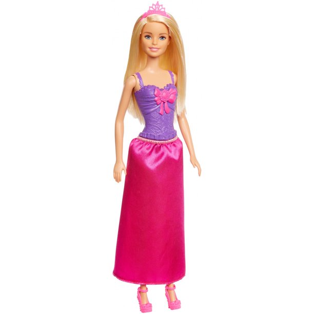 Barbie Dreamtopia Princess Doll Blonde Wearing Shimmery Pink Skirt And Matching Tiara Shopee