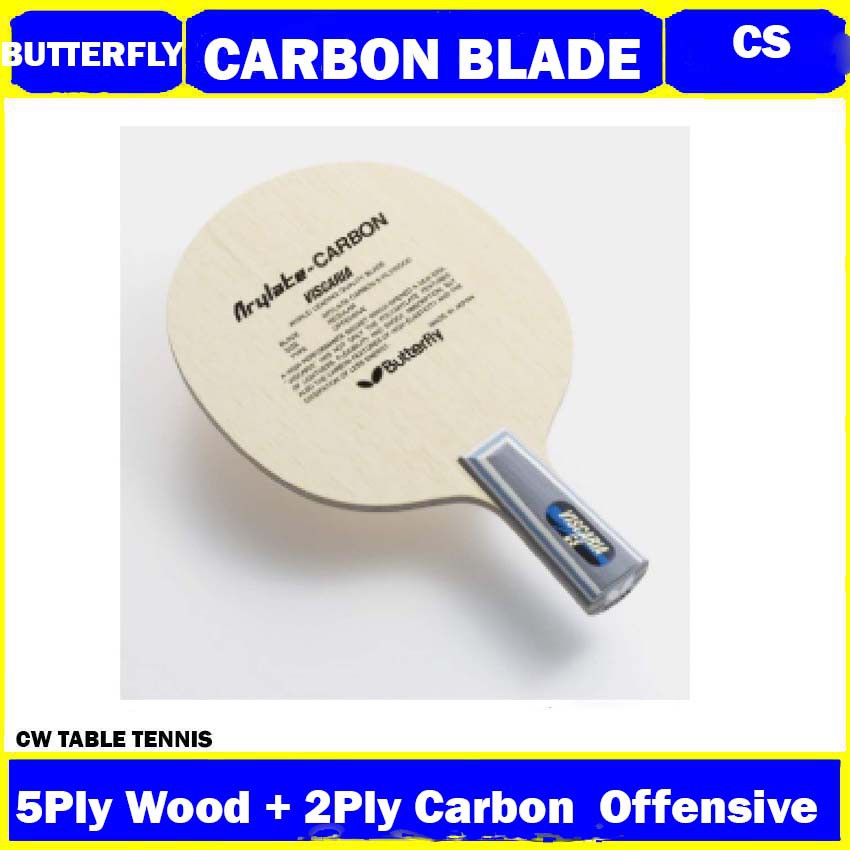 Butterfly Viscaria Cs Arylate Carbon Table Tennis Racket Ping Pong Bat