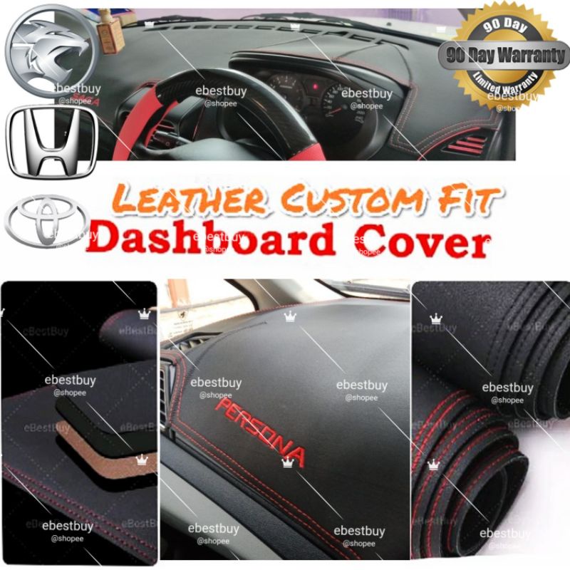 Leather Dashboard COVER Logo Emblem Proton City Waja VIOS CAMRY Hilux