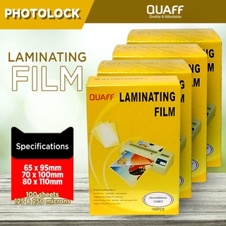 Id Size Quaff Laminating Film Hot Lamination Process Mm