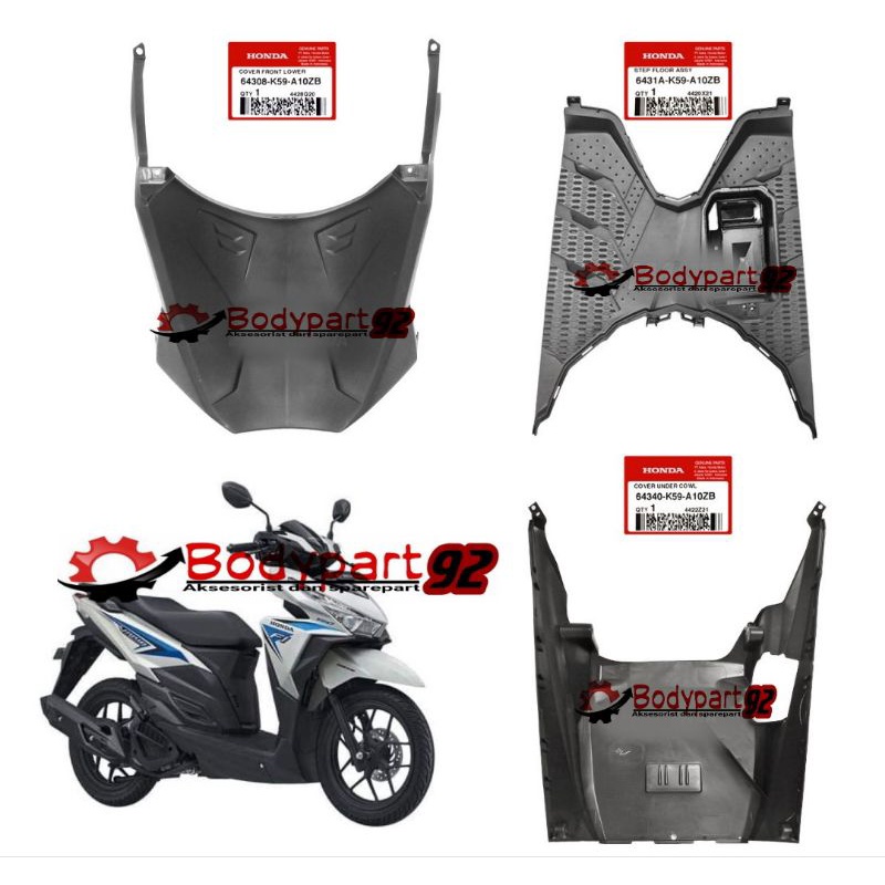 Vario 125 150 Old LED Rough Body Package 2015 2017 Ori AHM Shopee