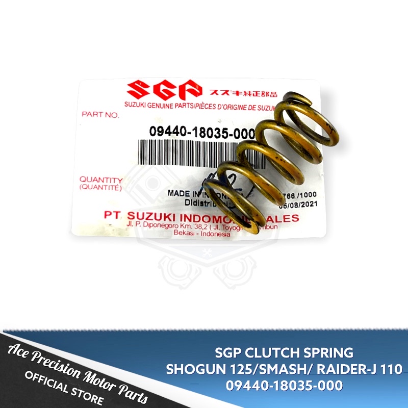 SGP CLUTCH SPRING SMASH RAIDER J110 SHOGUN125 FD PART 09440 18035 000