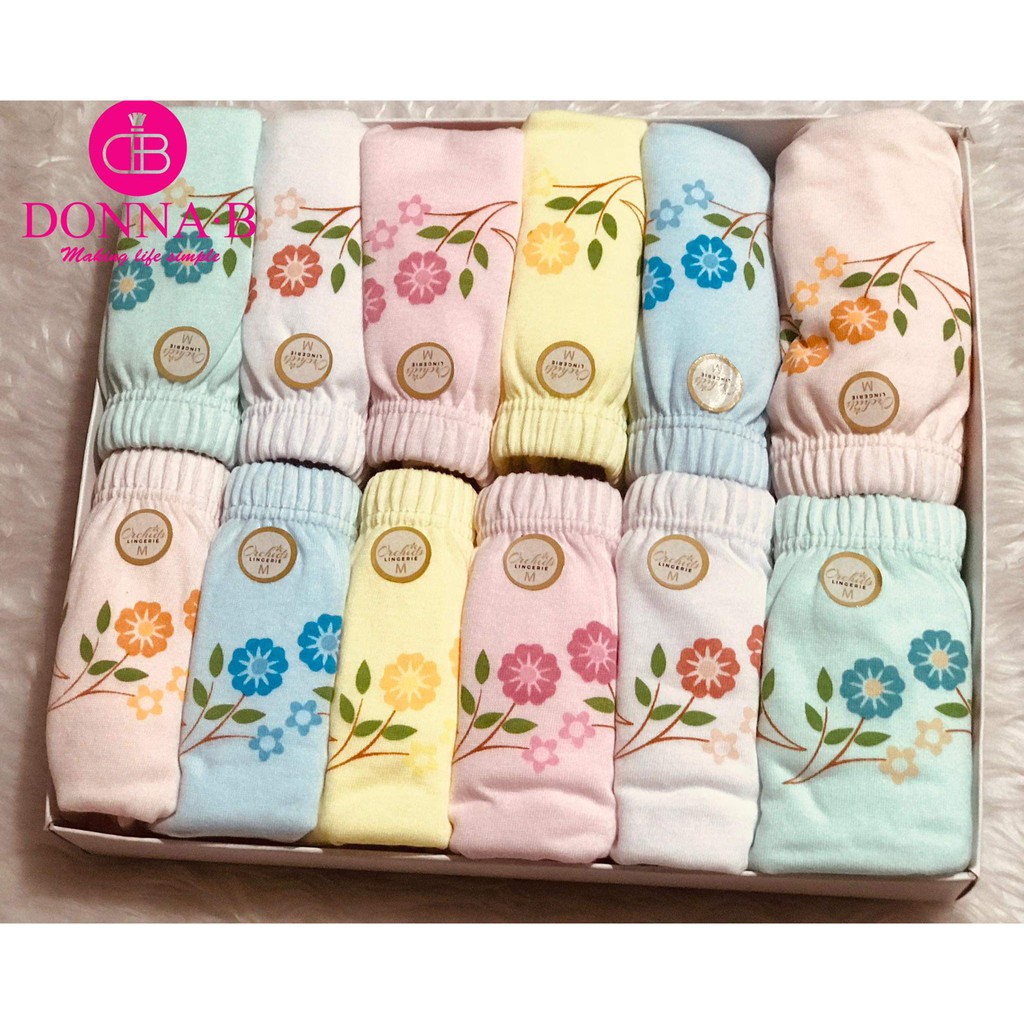 Original Orchids Cotton Bikini Assorted Printed Pcs BAP Irish
