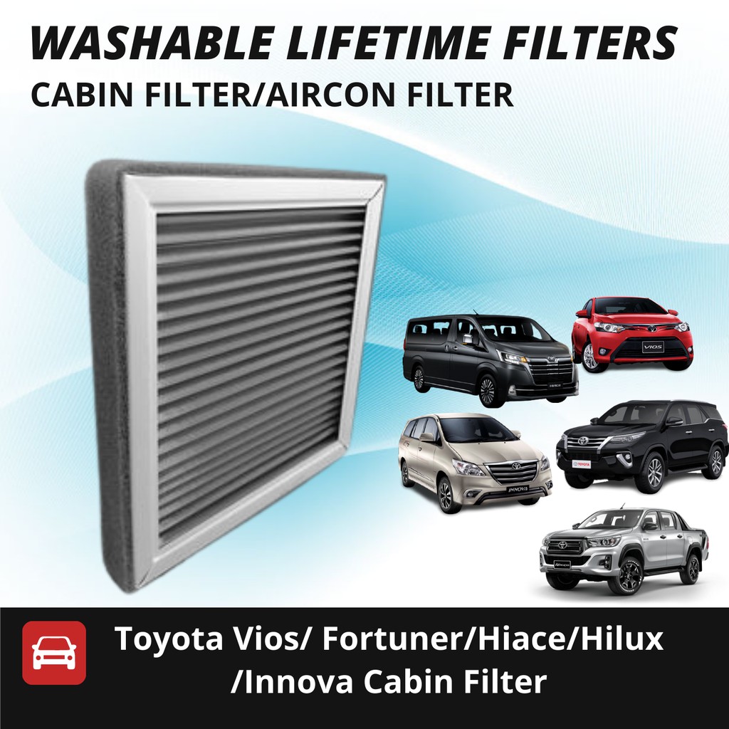 Cabin Aircon Filter Toyota Vios Fortuner Hiace Hilux Innova All Year