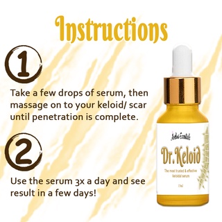 Dr Keloid Scar And Keloid Remover Serum Keloid Scar Remover Peklat