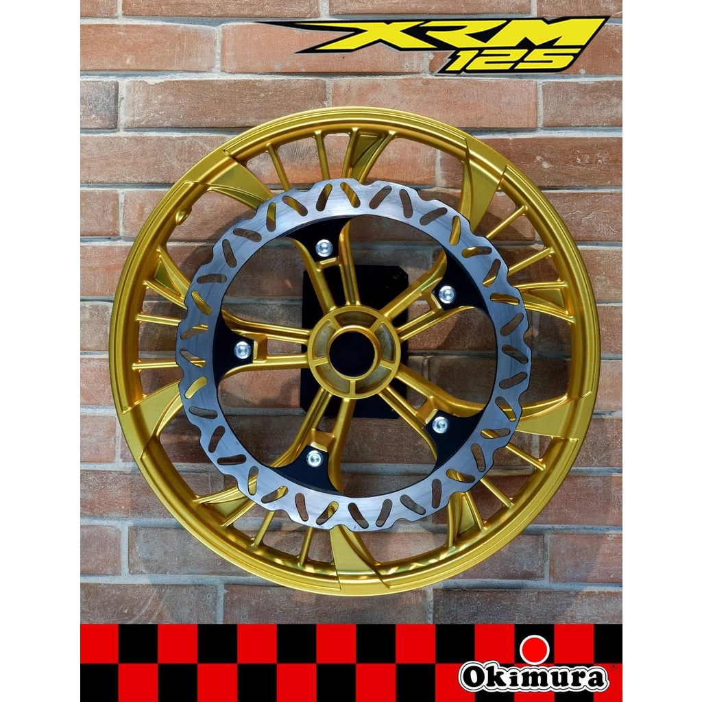 HONDA XRM RS125 MAGWHEELS MATTE GOLD OKIMURA Shopee Philippines