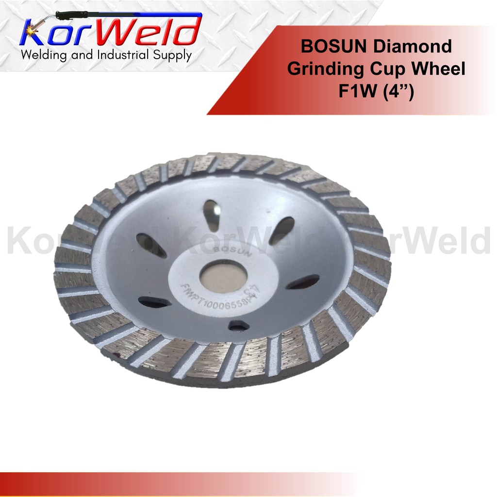 BOSUN Diamond Grinding Cup Wheel F1W 4 Shopee Philippines