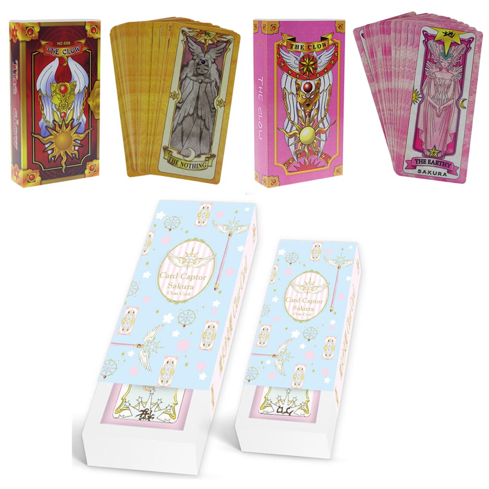 Cardcaptor Sakura Card Sets 56PCS Extra 3 TCG Cards Magic Tarot Card