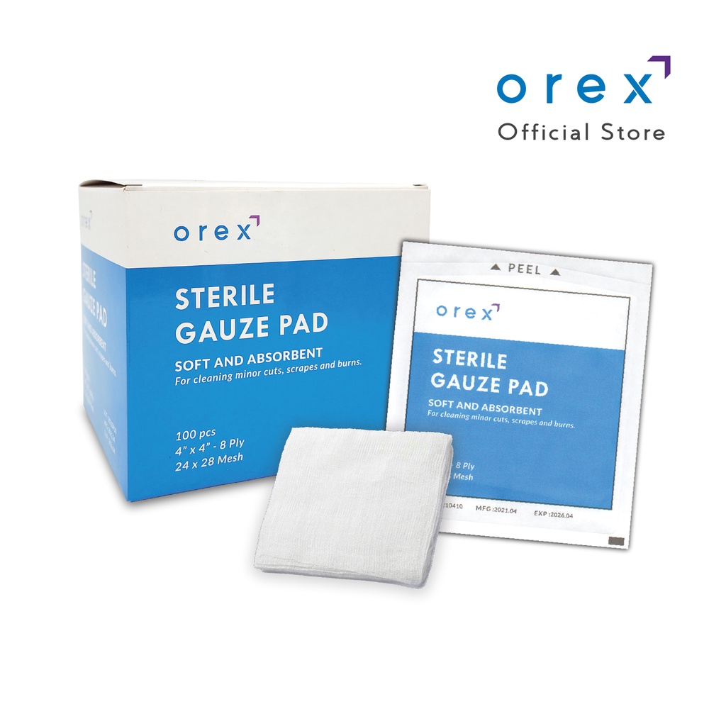 Orex Sterile Gauze Pad Gauze Swab Gauze Sponge X X X