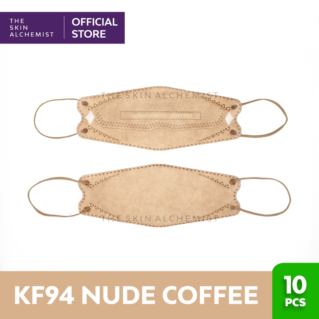 PCS KF NUDE MILKY COFFEE ROSE GOLD Earloop Korean Disposable Face Mask EXCELLENT