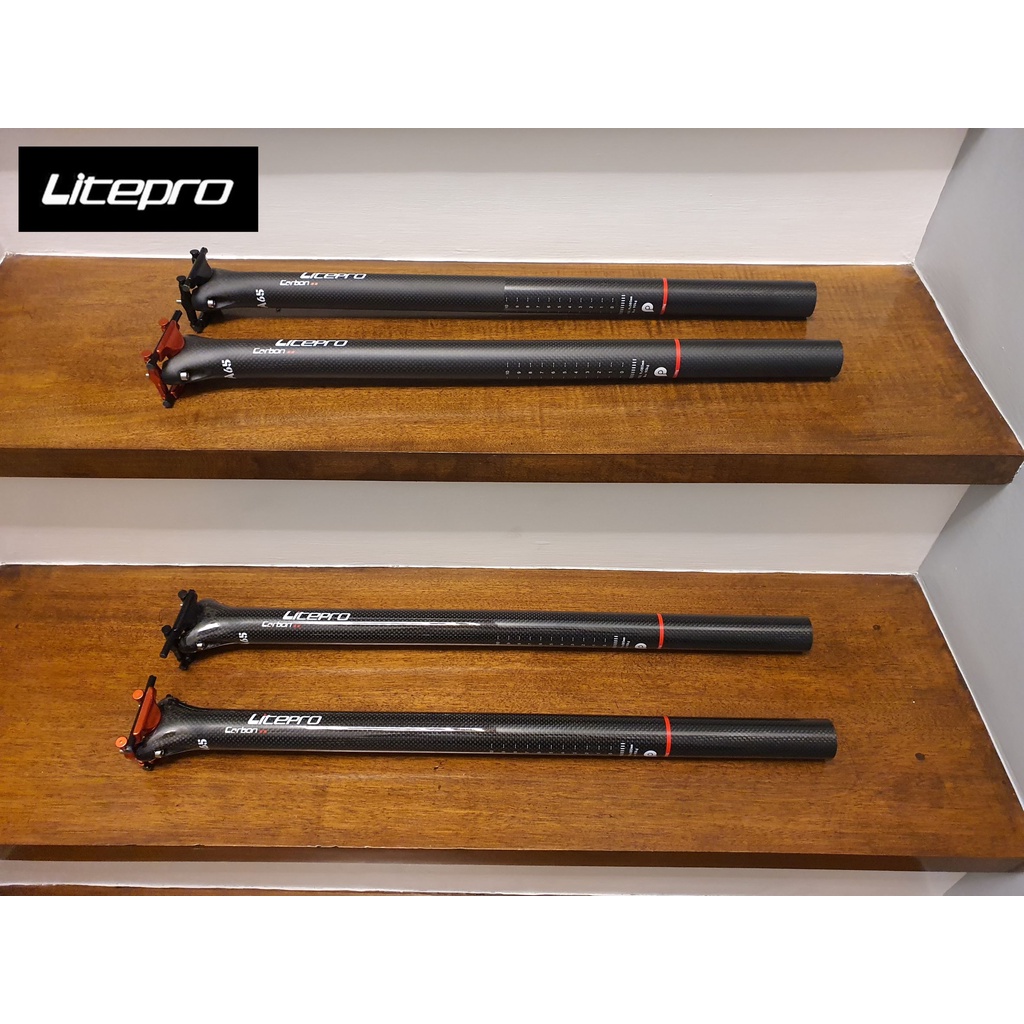 LITEPRO A65 31 8 33 9 Integrated Carbon Fiber Seatpost Shopee Philippines