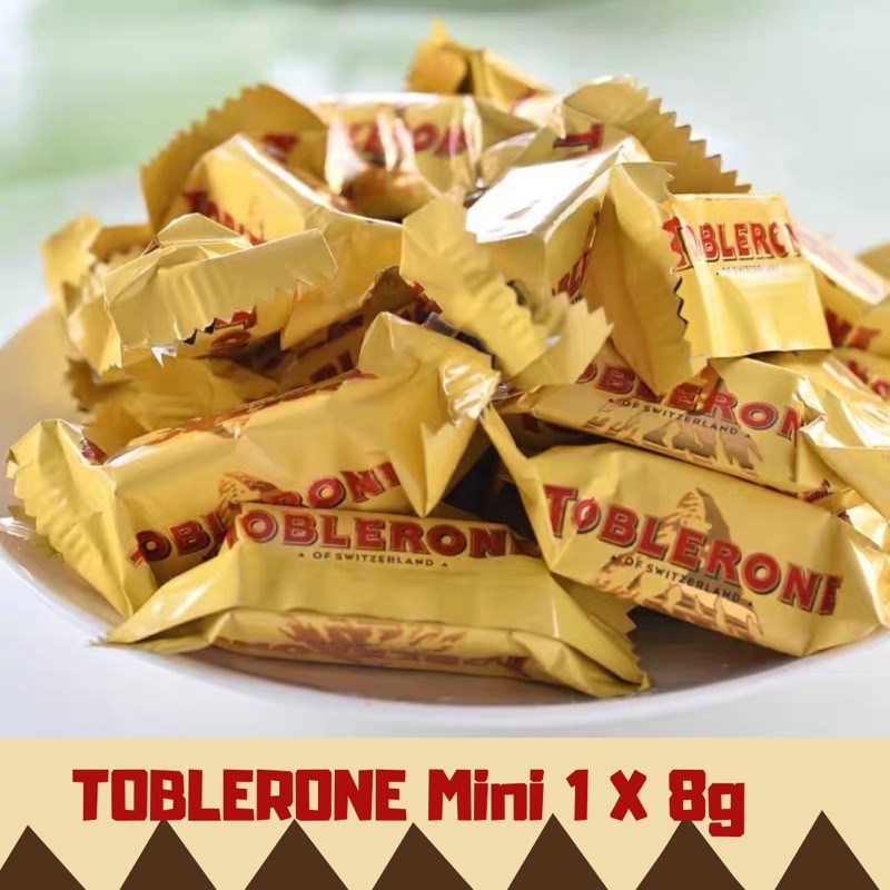 Toblerone Milk Chocolate With Honey Almond Nougat Mini G Shopee